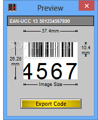 barcode x 001481tfd