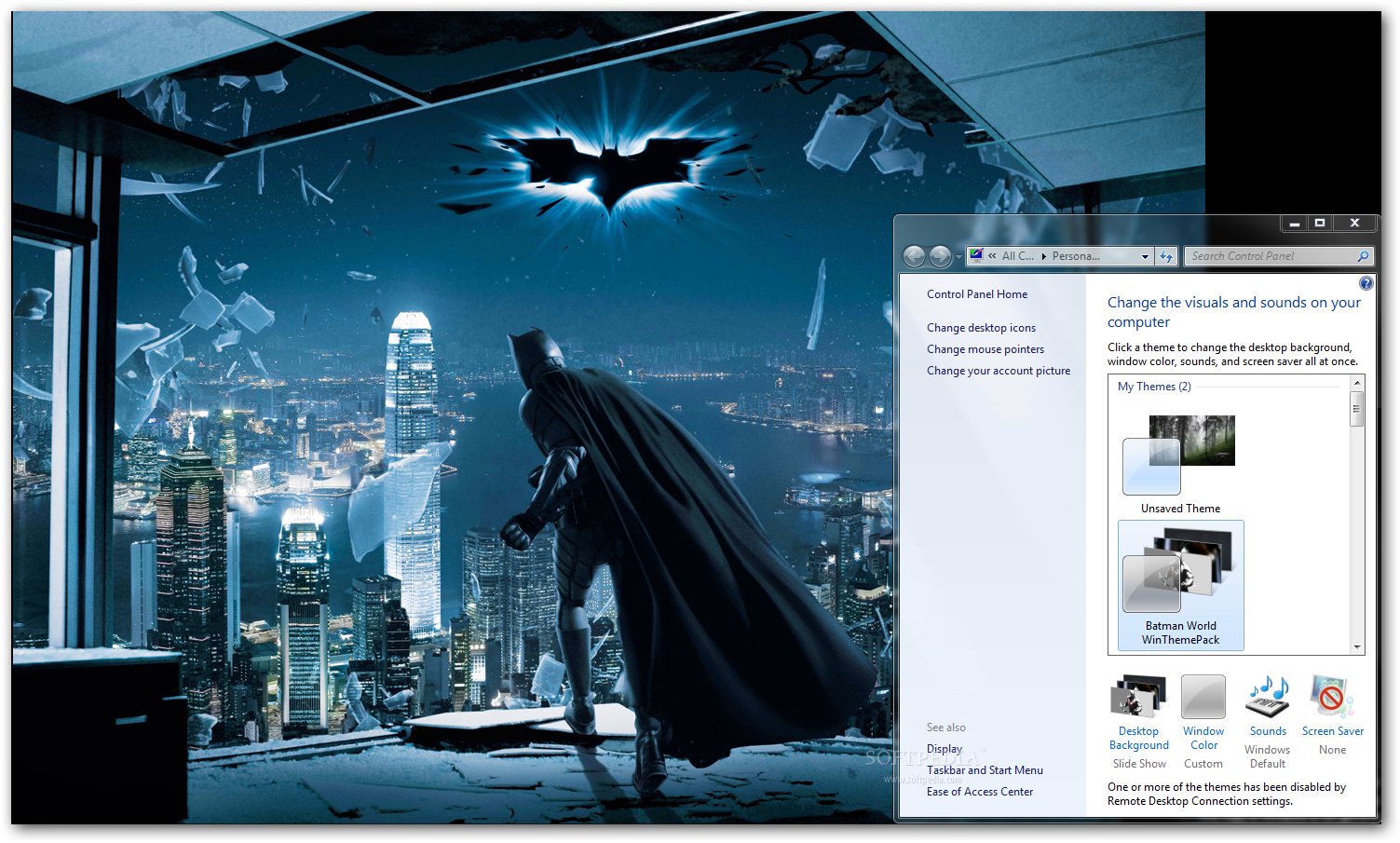 batman theme for windows 7