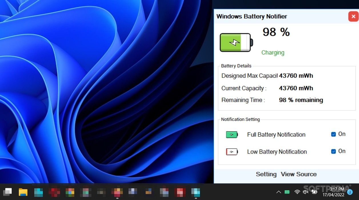 Download Download Battery Notifier 1.7.1 Free