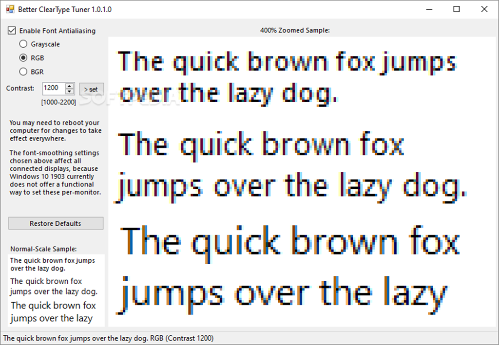 Download Download Better ClearType Tuner 1.4.0.2 Free