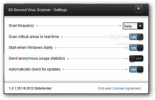 Bitdefender 60-Second Virus Scanner screenshot #3