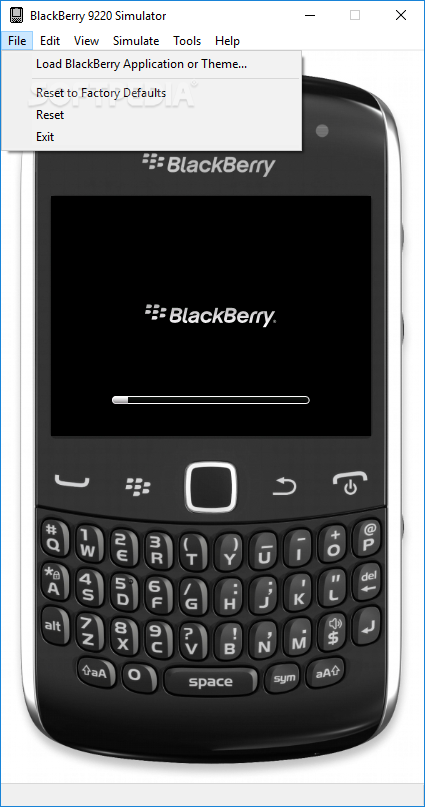 BlackBerry 9220 Simulator_1
