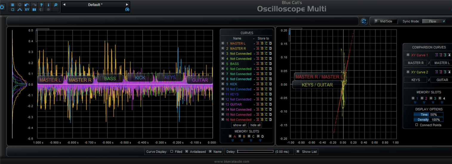 Blue Cat's Oscilloscope Multi screenshot #3