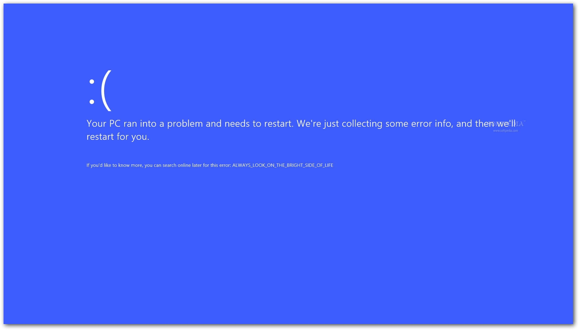 windows 10 blue error screen