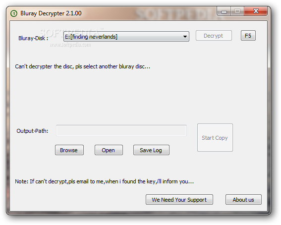 Winx Blu-ray Decrypter 3.4.1 Serial
