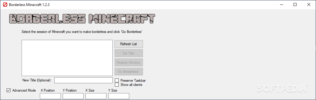 Borderless Minecraft screenshot #0