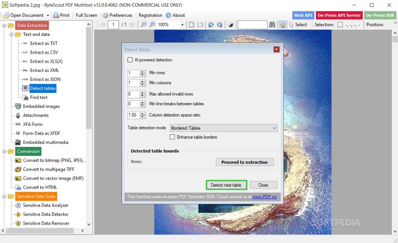 Bytescout PDF Extractor SDK screenshot #2