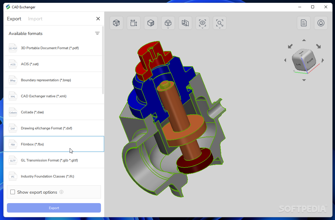 CAD Exchanger GUI screenshot #3