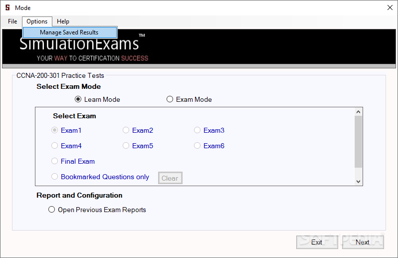 Exam Simulator for CCNA with NetSim (200-301) screenshot #2