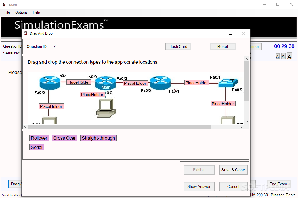 Exam Simulator for CCNA with NetSim (200-301) screenshot #5