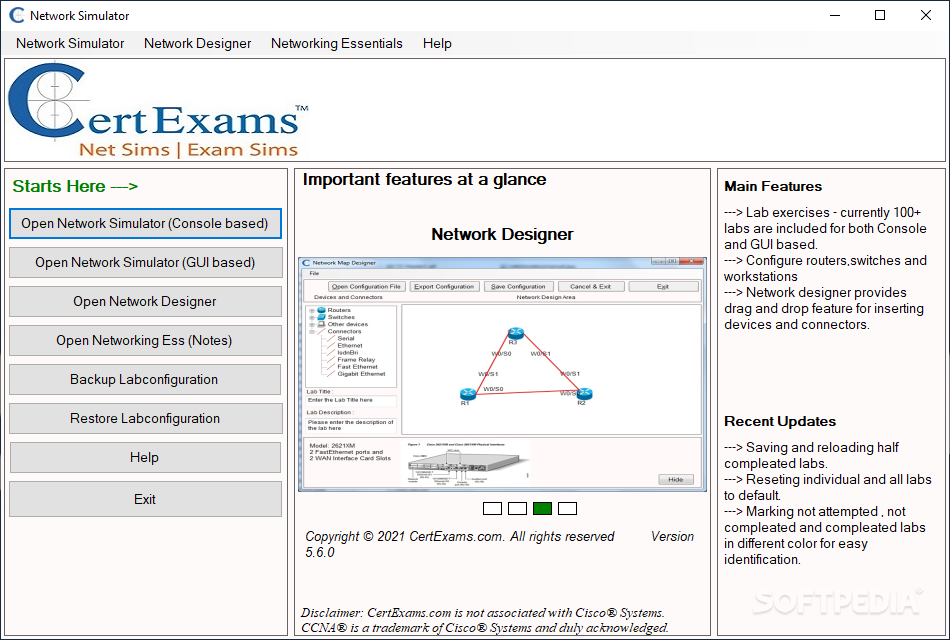 CCNA Network Simulator Designer screenshot #0