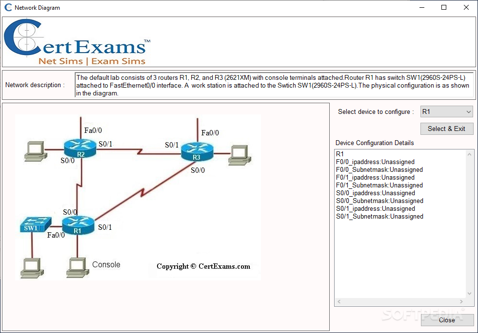 CCNA Network Simulator Designer screenshot #1