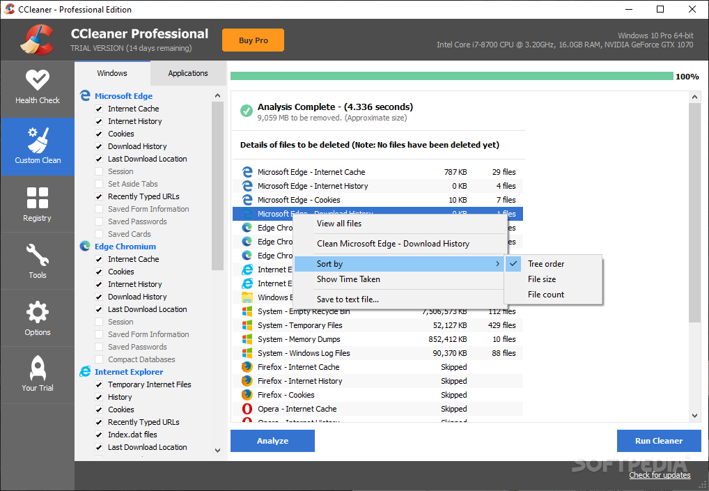 CCleaner Professional 6.13.10517 for windows download