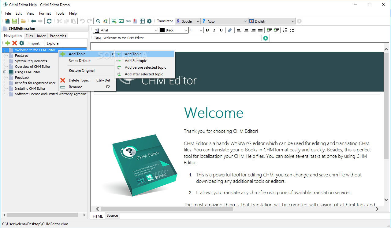 chm reader for windows