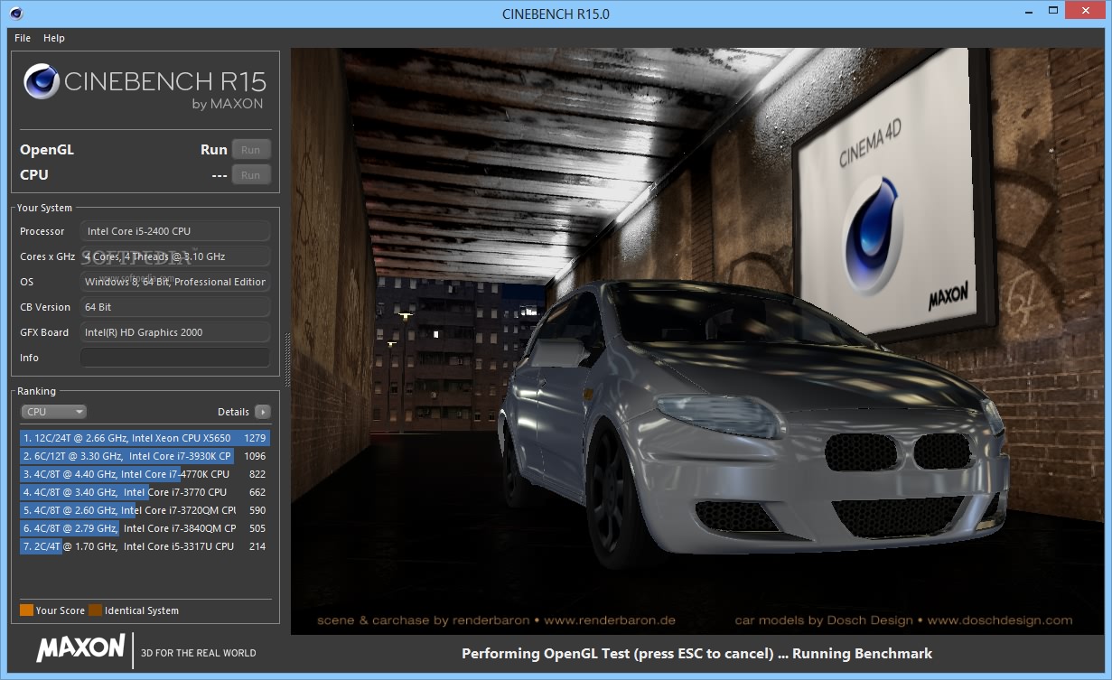 CINEBENCH 2024 download the new for windows
