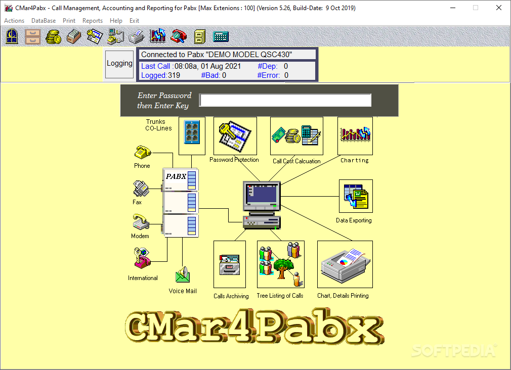 CMar4Pabx screenshot #0