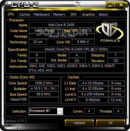 CPU-Z ASRock screenshot #0