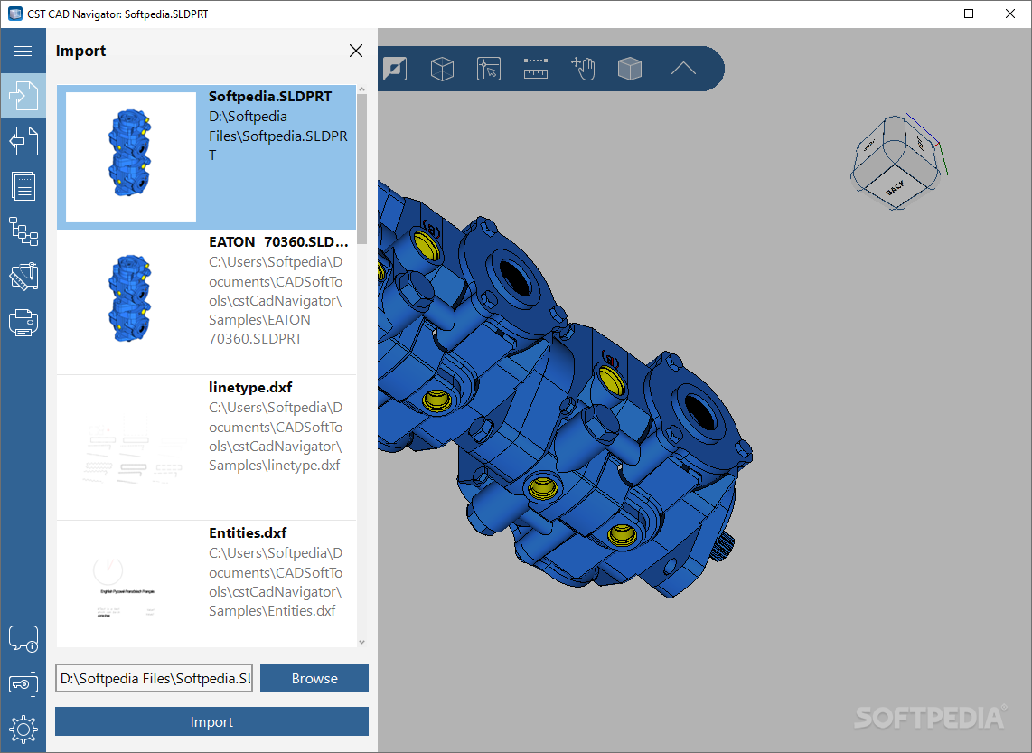 CST CAD Navigator screenshot #2