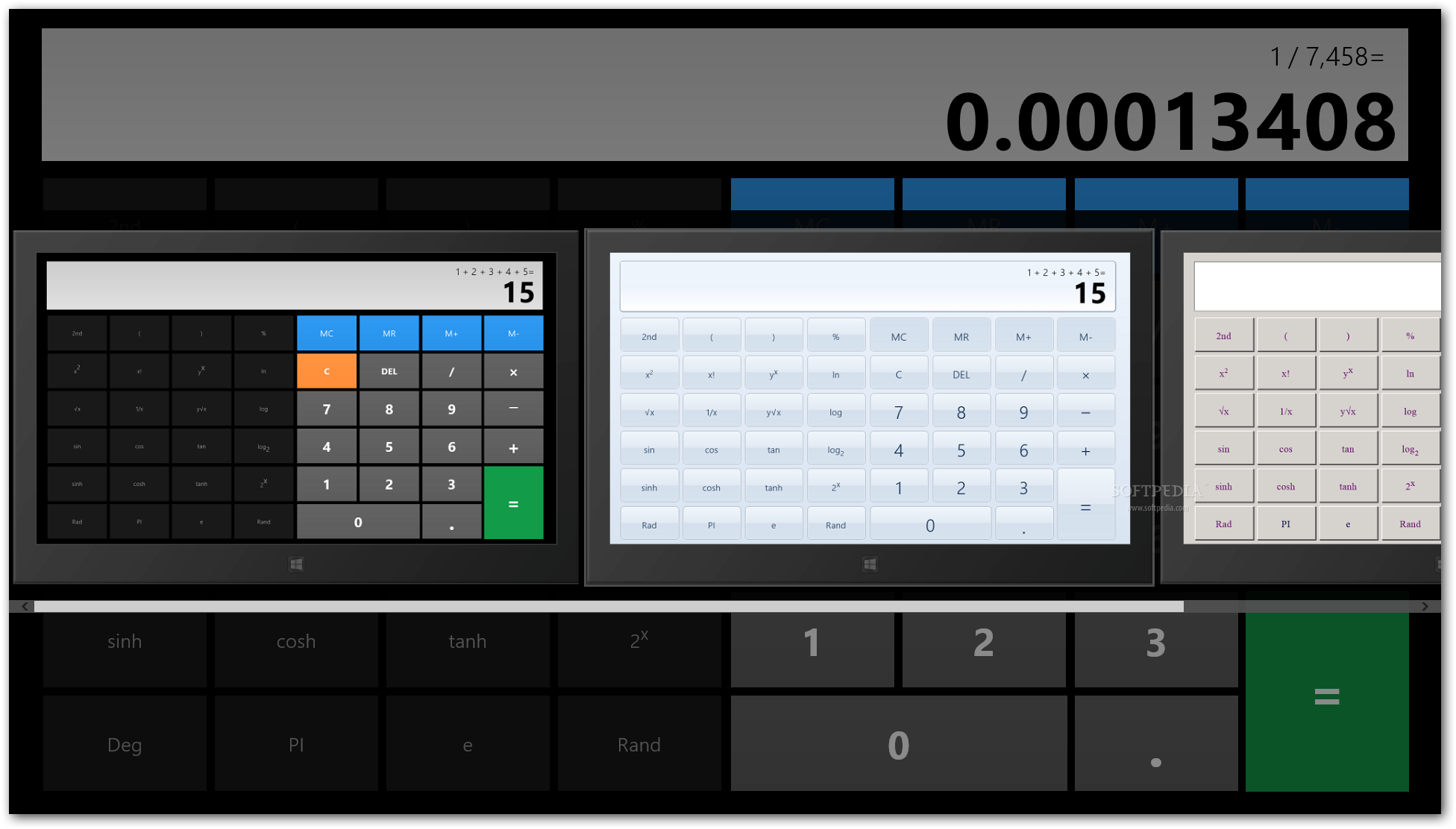 Calculator X8 screenshot #1