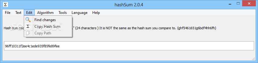 hashSum screenshot #4