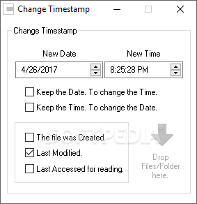 Change Timestamp screenshot #0