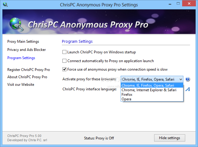 ChrisPC Free VPN Connection 4.07.31 for mac instal