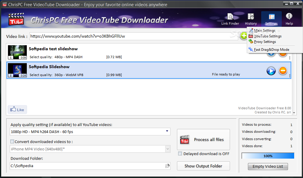 ChrisPC VideoTube Downloader Pro 14.23.0712 download the new version for windows