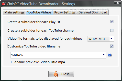 ChrisPC VideoTube Downloader Pro 14.23.0816 instal the last version for mac