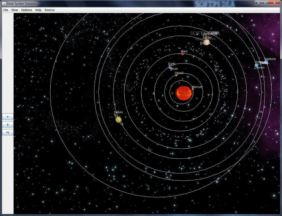 3d solar system simulator game