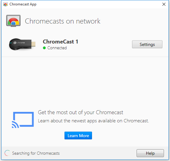 google chromecast app for sony vaio laptop