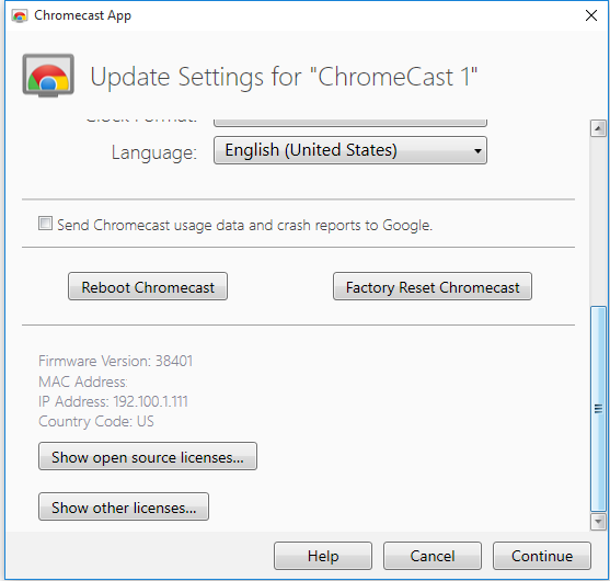 chromecast app for windows 10 cast local files