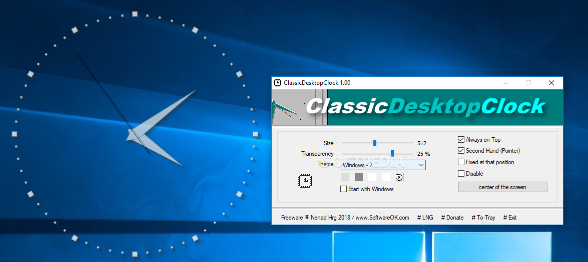 ClassicDesktopClock 4.41 instal the new version for android