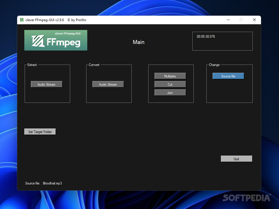 download the new version Clever FFmpeg GUI