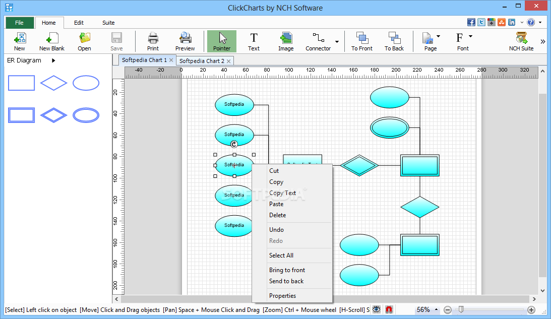 NCH ClickCharts Pro 6.09 Crack _ Mapping Software Free