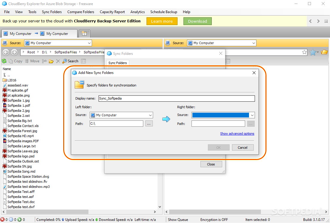 CloudBerry Explorer for Azure Blob Storage screenshot #2