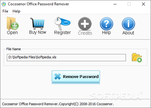 Cocosenor Office Password Remover screenshot #0