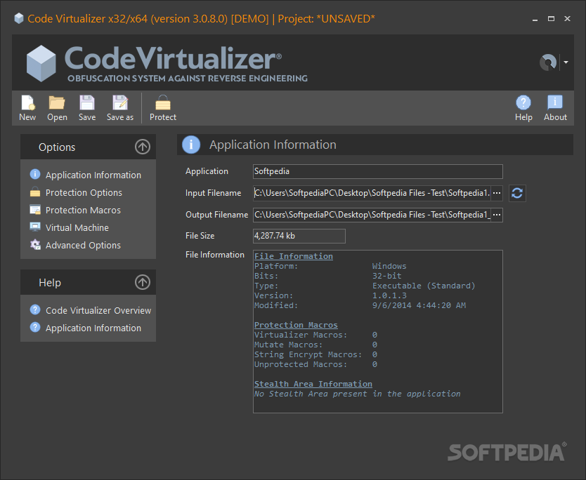 Code Virtualizer screenshot #0