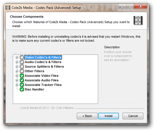 media player codec pack cole williams