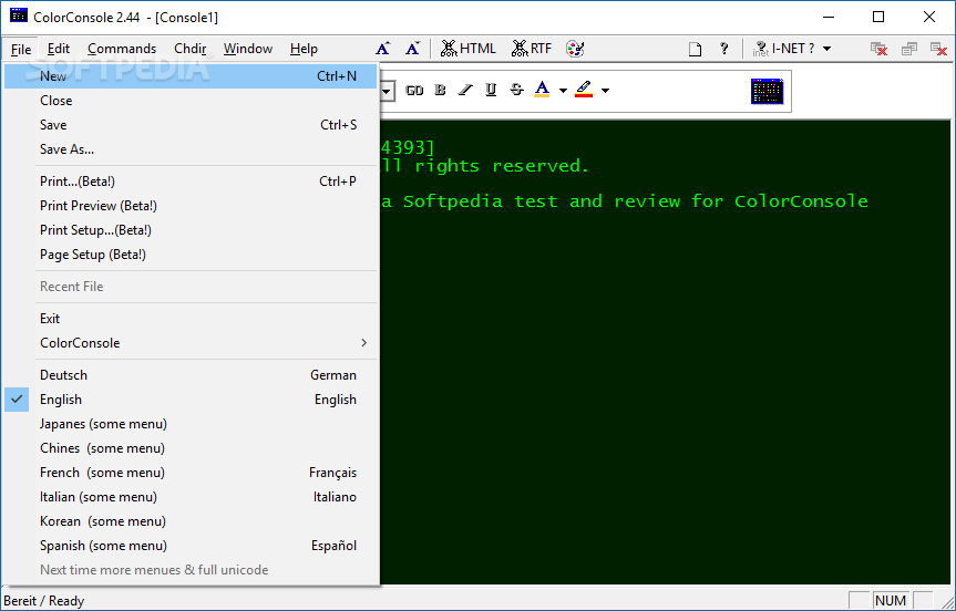 ColorConsole 6.88 download the last version for windows