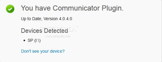 garmin communicator plugin not detected.