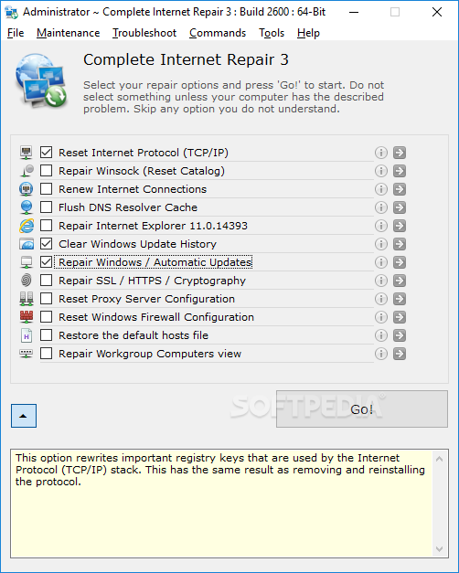 Complete Internet Repair Portable screenshot #0