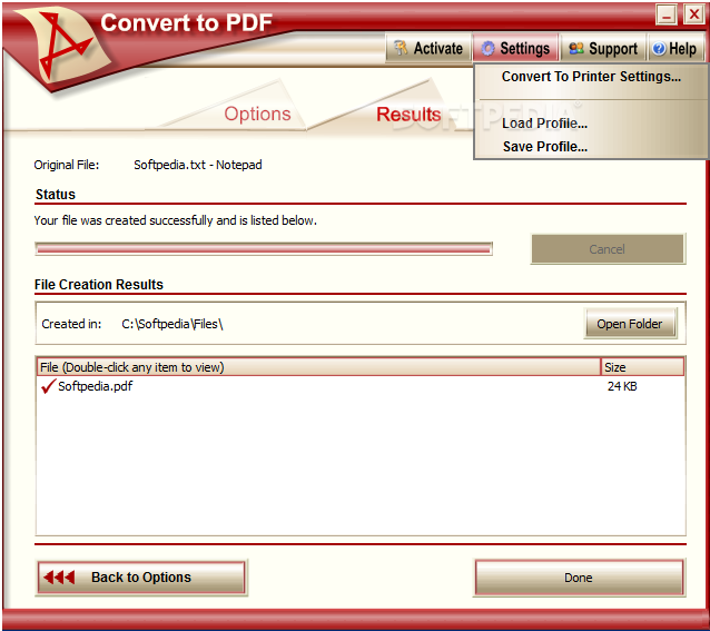 Download Convert to PDF 7.0.000