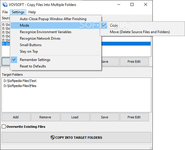Copy Files Into Multiple Folders screenshot #2