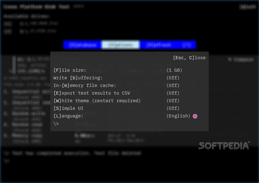 Cross Platform Disk Test (CPDT) screenshot #1
