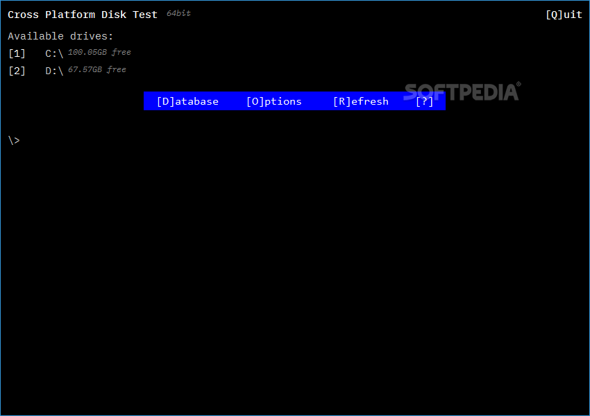 Cross Platform Disk Test (CPDT) screenshot #0