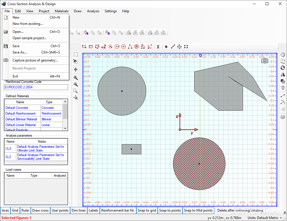 Cross Section Analysis & Design screenshot #1
