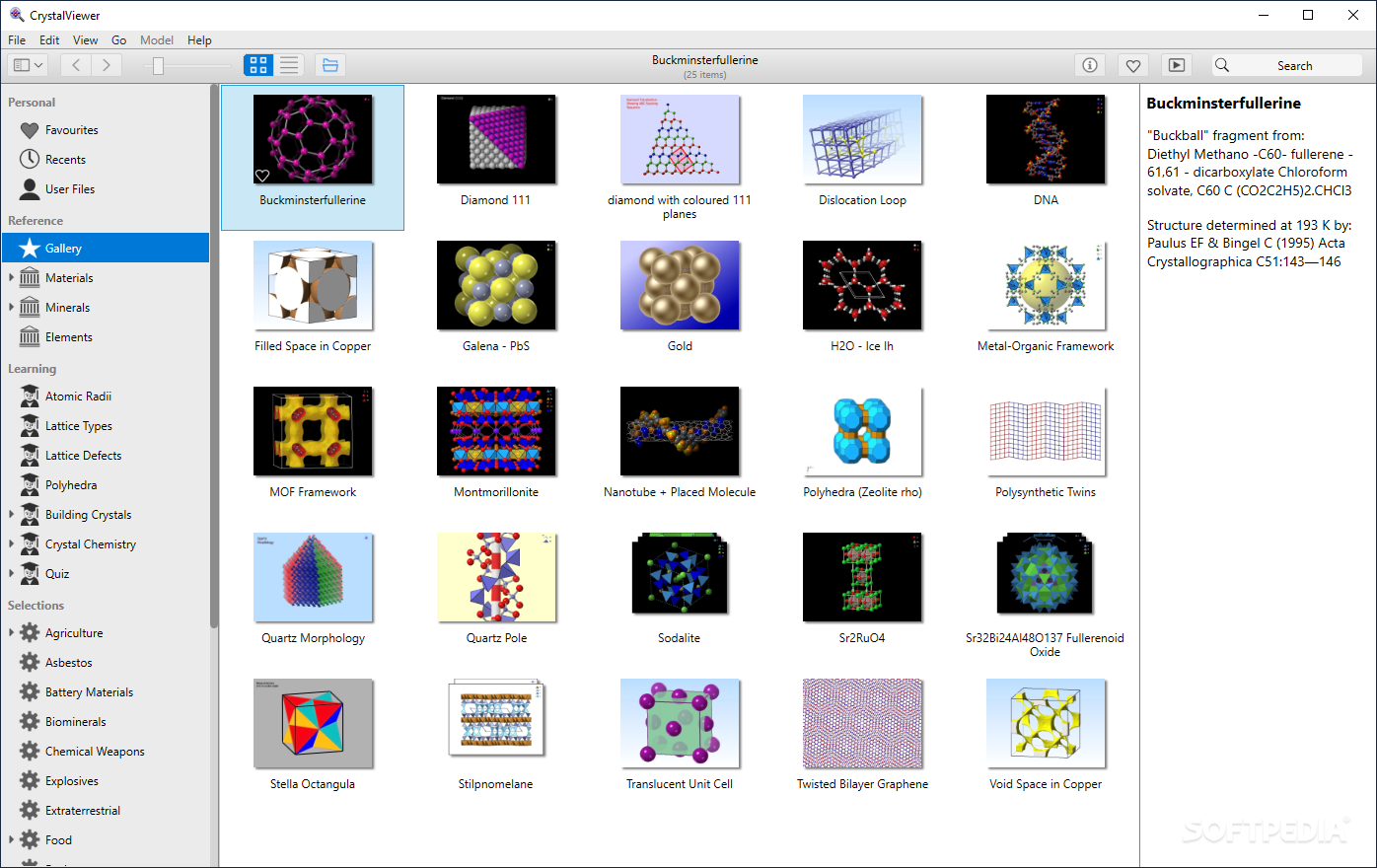 CrystalViewer screenshot #0