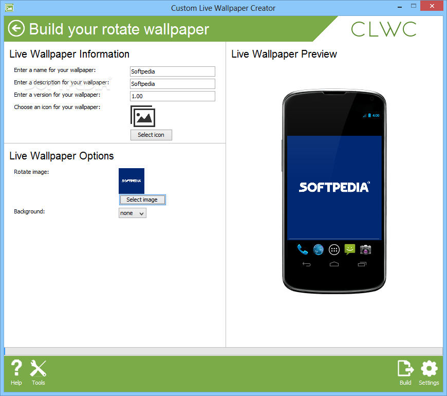 Custom Live Wallpaper Creator  (Windows) - Download & Review