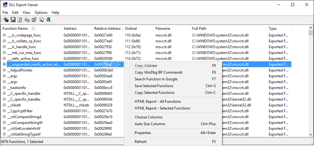 export list of files from windows explorer