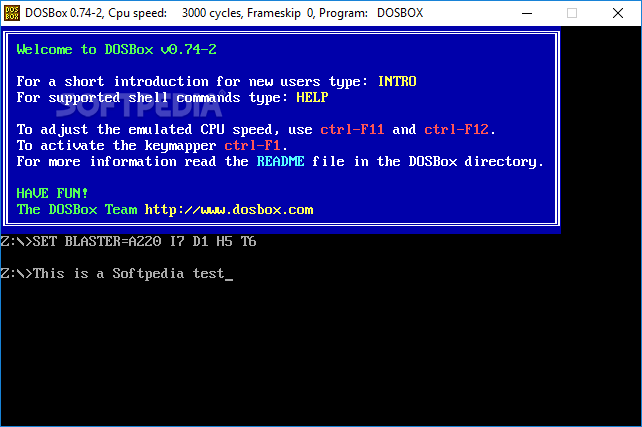 DOSBox Portable screenshot #0